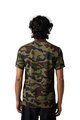 FOX Tricou de ciclism cu mânecă scurtă - VZNS CAMO - verde/negru/maro