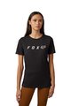 FOX Tricou de ciclism cu mânecă scurtă - ABSOLUTE LADY - negru