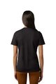 FOX Tricou de ciclism cu mânecă scurtă - ABSOLUTE LADY - negru