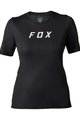 FOX Tricou de ciclism cu mânecă scurtă - RANGER MOTH LADY - negru