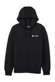 FOX Hanorac de ciclism - ABSOLUTE FLEECE ZIP - negru