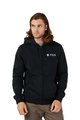 FOX Hanorac de ciclism - ABSOLUTE FLEECE ZIP - negru