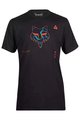 FOX Tricou de ciclism cu mânecă scurtă - WITHERED PREMIUM - negru