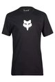 FOX Tricou de ciclism cu mânecă scurtă - FOX HEAD PREMIUM - negru