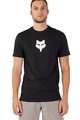 FOX Tricou de ciclism cu mânecă scurtă - FOX HEAD PREMIUM - negru