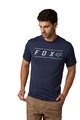 FOX Tricou de ciclism cu mânecă scurtă - PINNACLE DRIRELEASE® - albastru