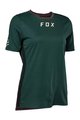 FOX Tricou de ciclism cu mânecă scurtă - DEFEND LADY - verde