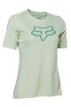 FOX Tricou de ciclism cu mânecă scurtă - RANGER FOX HEAD LADY - verde