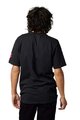 FOX Tricou de ciclism cu mânecă scurtă - DETONATE PREMIUM - negru