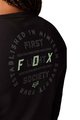 FOX Tricou de ciclism cu mânecă scurtă - RANGER 3/4 LADY - negru