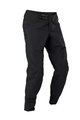 FOX Pantaloni de ciclism lungi fără bretele - DEFEND 3-LAYER WATER - negru