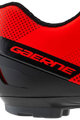 GAERNE Pantofi de ciclism - HURRICANE MTB - roșu/negru