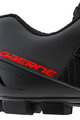 GAERNE Pantofi de ciclism - LASER MTB - roșu/negru