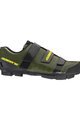 GAERNE Pantofi de ciclism - LASER MTB - negru/verde