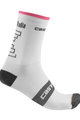 CASTELLI Șosete clasice de ciclism - GIRO 2019 - alb