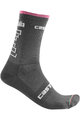 CASTELLI Șosete clasice de ciclism - GIRO 2019  - gri