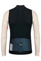 GOBIK Tricou de cilism pentru iarnă cu mânecă lungă - PACER BLEND - albastru/negru/fildeş