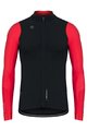 GOBIK Tricou de cilism pentru iarnă cu mânecă lungă - COBBLE BLEND - fildeş/roz/negru