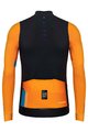 GOBIK Jachetă termoizolantă de ciclism - MIST BLEND - negru/portocaliu