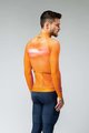 GOBIK Tricou de cilism pentru iarnă cu mânecă lungă - HYDER - portocaliu