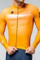 GOBIK Tricou de cilism pentru iarnă cu mânecă lungă - HYDER - portocaliu