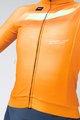 GOBIK Tricou de cilism pentru iarnă cu mânecă lungă - HYDER LADY - portocaliu