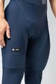 GOBIK Pantaloni de ciclism lungi cu bretele - ABSOLUTE 6.0 K10 - albastru