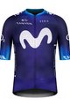 GOBIK Tricou de ciclism cu mânecă scurtă - MOVISTAR 2023 - alb/albastru