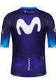 GOBIK Tricou de ciclism cu mânecă scurtă - MOVISTAR 2023 - alb/albastru