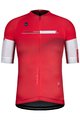 GOBIK Tricou de ciclism cu mânecă scurtă - CX PRO 2.0 - alb/roșu