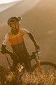 GOBIK Tricou de ciclism cu mânecă scurtă - STARK NECTAR - verde/portocaliu/alb