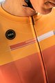 GOBIK Tricou de ciclism cu mânecă scurtă - STARK NECTAR - verde/portocaliu/alb