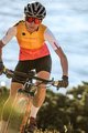 GOBIK Tricou de ciclism cu mânecă scurtă - STARK MANGO LADY - portocaliu/alb