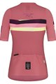 GOBIK Tricou de ciclism cu mânecă scurtă - STARK LADY - bordo/roz/galben