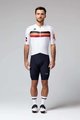 GOBIK Tricou de ciclism cu mânecă scurtă - ATTITUDE 2.0 - negru/portocaliu/alb/bordo