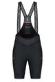 GOBIK Pantaloni scurți de ciclism cu bretele - GRITT K9 LADY - negru