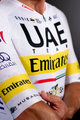 GOBIK Tricou de ciclism cu mânecă scurtă - UAE 2021 INFINITY - galben/alb