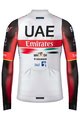 GOBIK Tricou de cilism pentru iarnă cu mânecă lungă - UAE 2022 PACER - alb/roșu