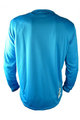 HAVEN Tricou de ciclism cu mânecă lungă de vară - NAVAHO LONG MTB - portocaliu/albastru