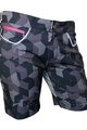 HAVEN Pantaloni scurți de ciclism fără bretele - PEARL NEO LADY - negru/roz