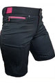 Haven Pantaloni scurți de ciclism fără bretele - AMAZON LADY - negru/roz