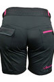 Haven Pantaloni scurți de ciclism fără bretele - AMAZON LADY - negru/roz