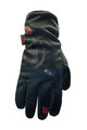 HAVEN Mănuși cu degete lungi de ciclism - KINGSIZE WINTER - negru/roșu