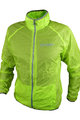 HAVEN Jachetă rezistentă la vânt de ciclism - FEATHERLITE 80 KIDS - verde