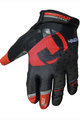 HAVEN Mănuși cu degete lungi de ciclism - SINGLETRAIL LONG - roșu/negru