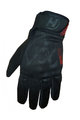 HAVEN Mănuși cu degete lungi de ciclism - SEVERIDE - negru/roșu
