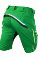 HAVEN Pantaloni scurți de ciclism fără bretele - NAVAHO SLIMFIT - verde