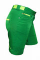 HAVEN Pantaloni scurți de ciclism fără bretele - AMAZON LADY - verde/galben