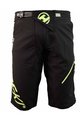 HAVEN Pantaloni scurți de ciclism fără bretele - RIDE-KI SHORT - verde/negru