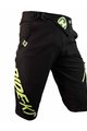 HAVEN Pantaloni scurți de ciclism fără bretele - RIDE-KI SHORT - verde/negru